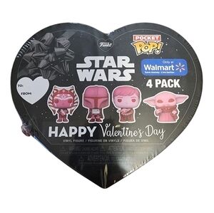 Funko pocket Pop! Star Wars Valentines Day Heart Box w/4 vinyls figures‎